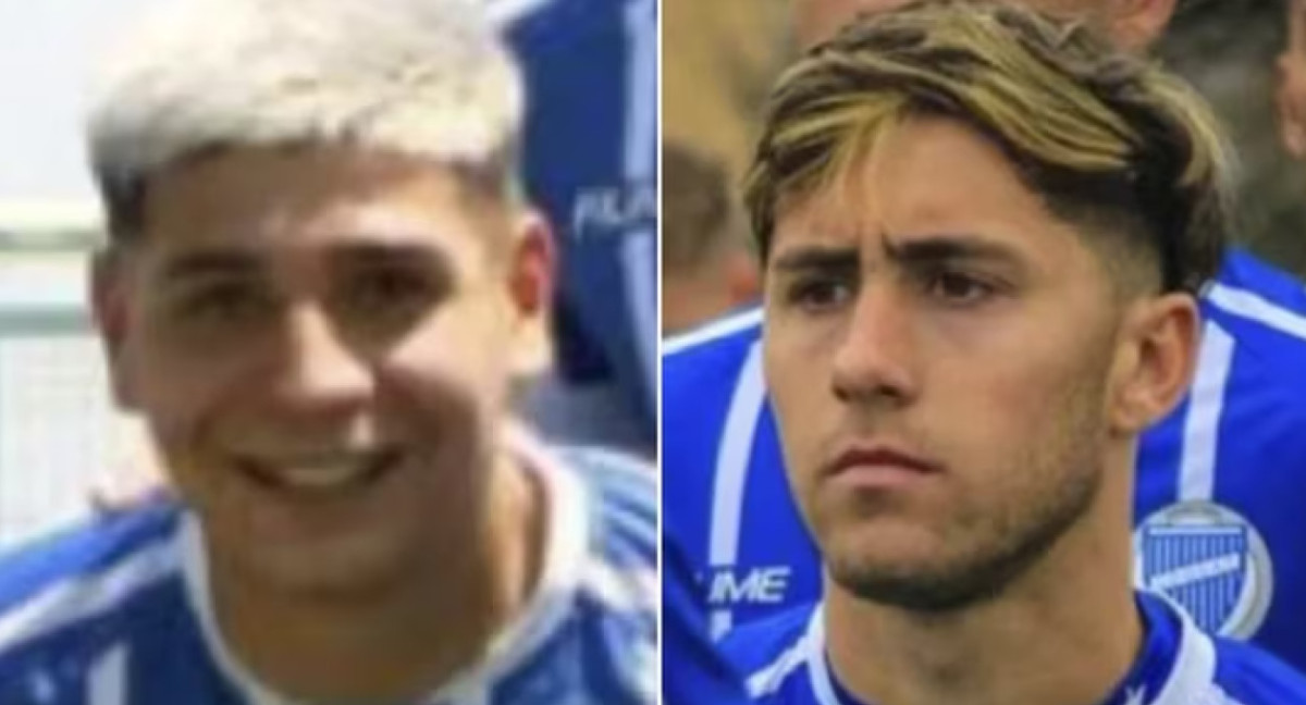 Julián Encina Antequera y Exequiel Rodrigo Alexis Tejada, futbolistas de Godoy Cruz.