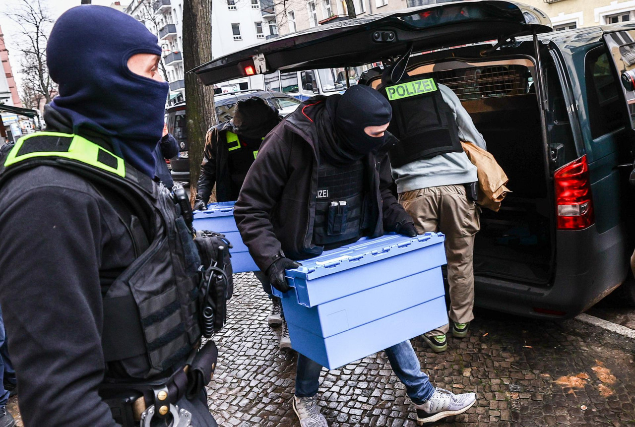 Allanamientos en Alemania en las casas de integrantes de Hamás. Foto: EFE.