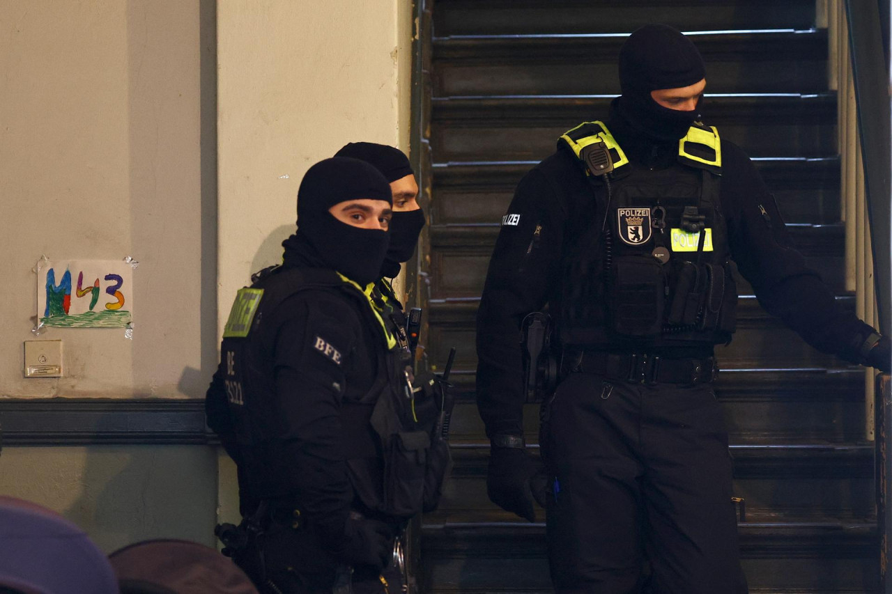 Allanamientos en Alemania en las casas de integrantes de Hamás. Foto: EFE.