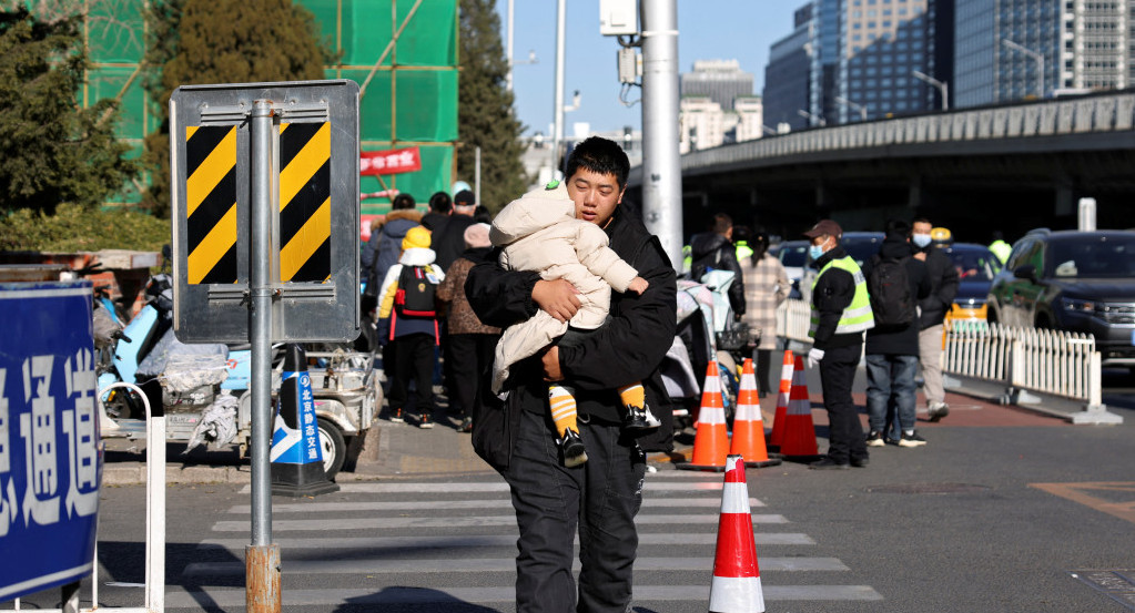 Aumento de enfermedades respiratorias en China. Foto: Reuters.