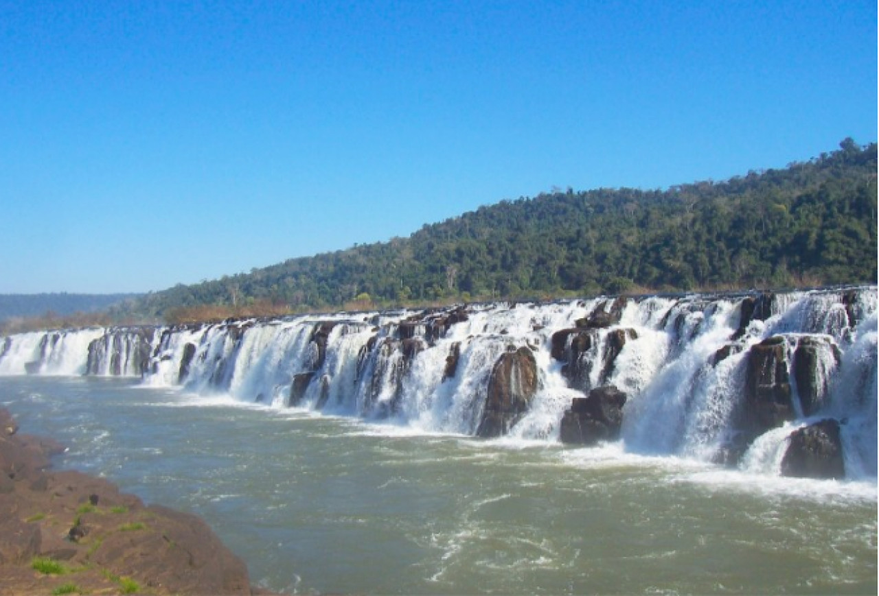 Saltos del Moconá, Misiones. Foto: NA.