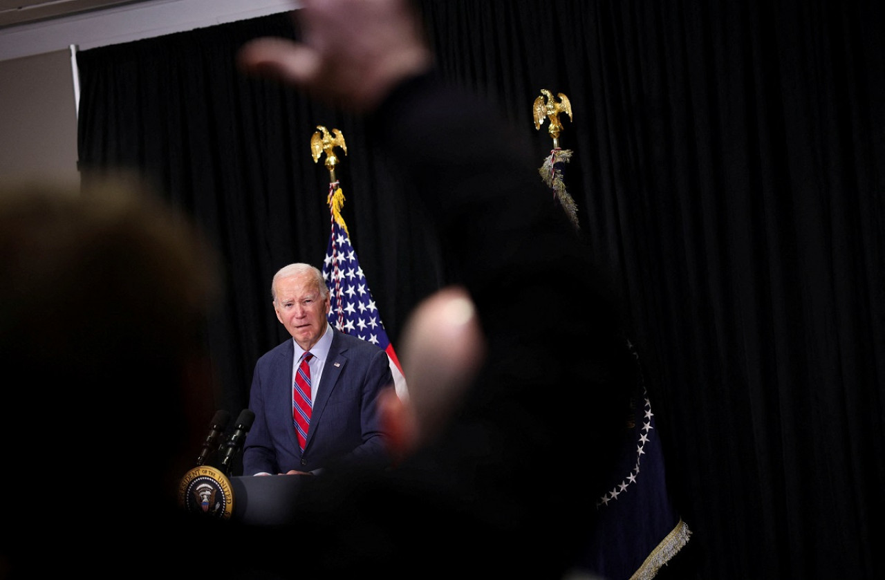Joe Biden aclaró que ningún rehén estadounidense fue liberado. Foto: Reuters.