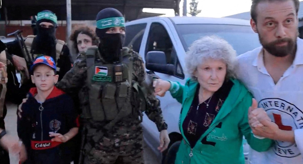 Rehenes israelíes de Hamás. Foto: Reuters.