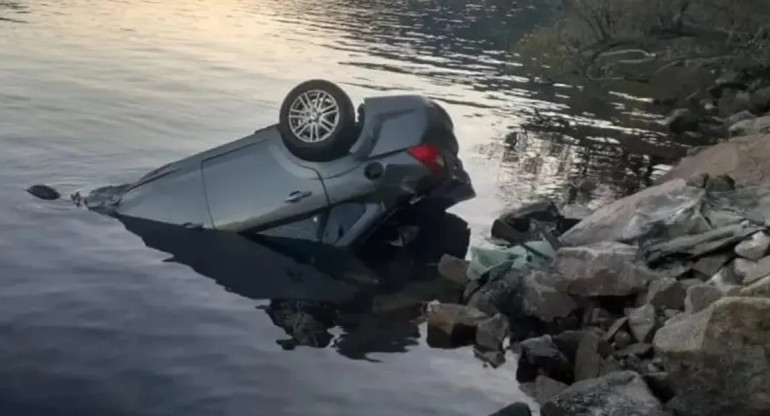 Accidente en San Martín de los Andes. Foto: Portal Diario