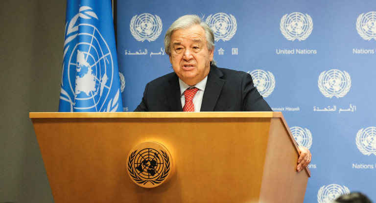 Antonio Guterres, secretario General de las Naciones Unidas. Reuters