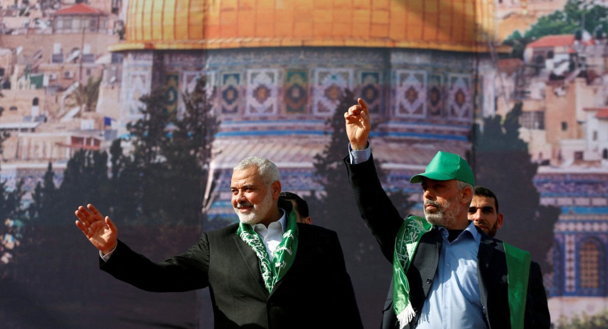 Sinwar, líder de Hamás. Foto: Reuters.