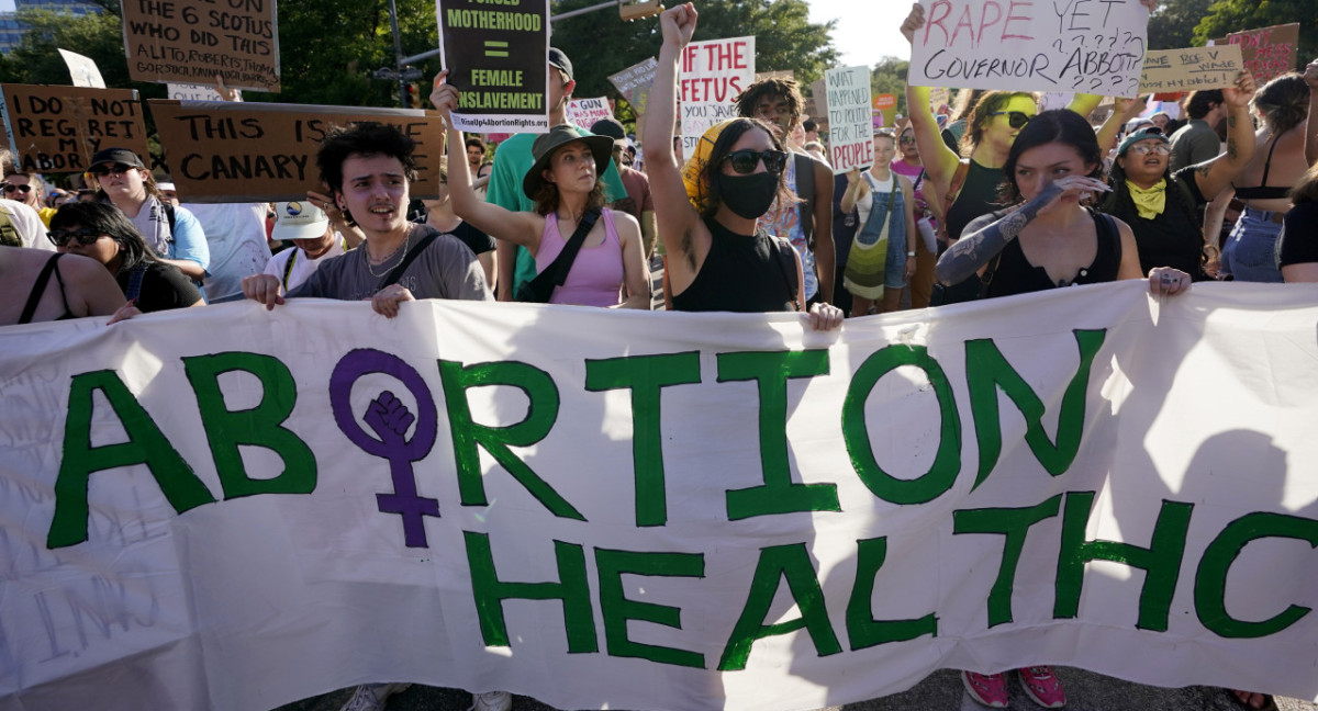 Marchas a favor del aborto en Texas. Foto: EFE