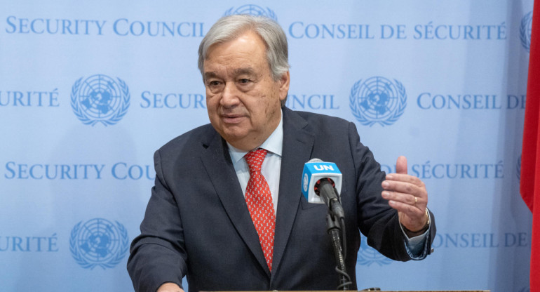 Antonio Guterres, secretario general de la ONU. Foto: EFE.