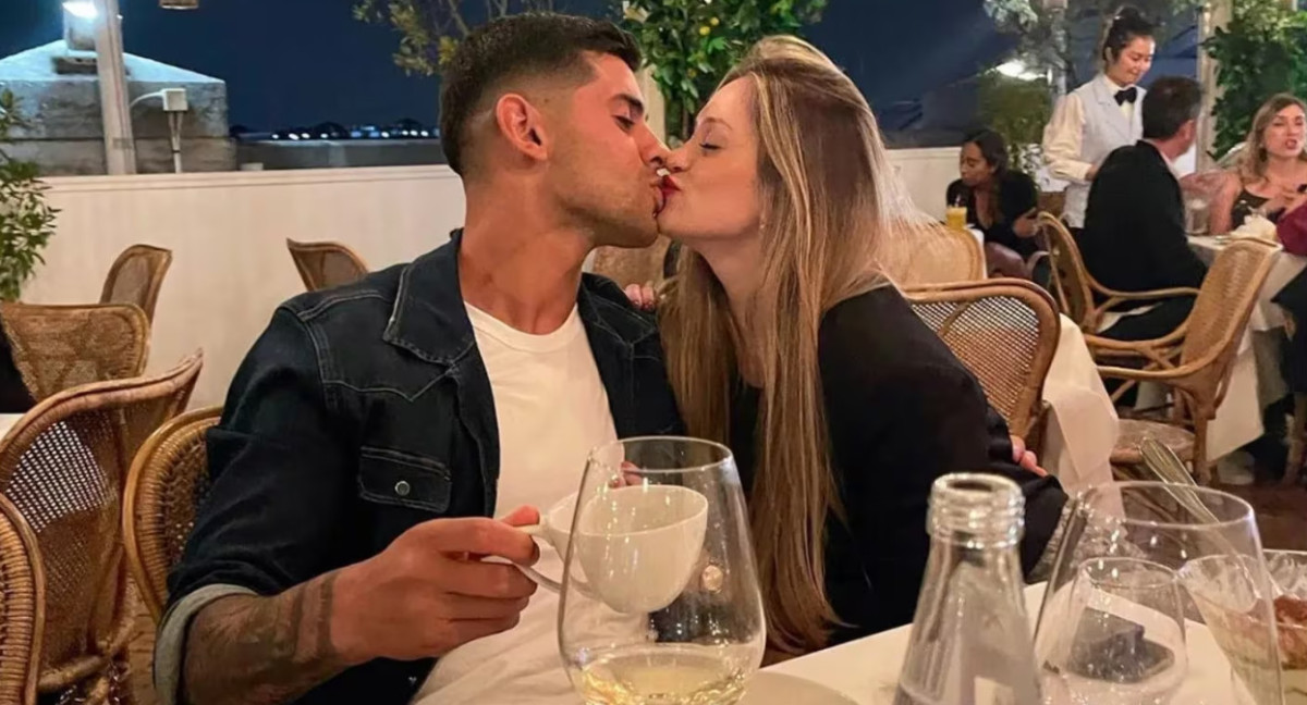 El Cuti Romero junto a su esposa, Karen Cavaller. Foto: Instagram @cutiromero2