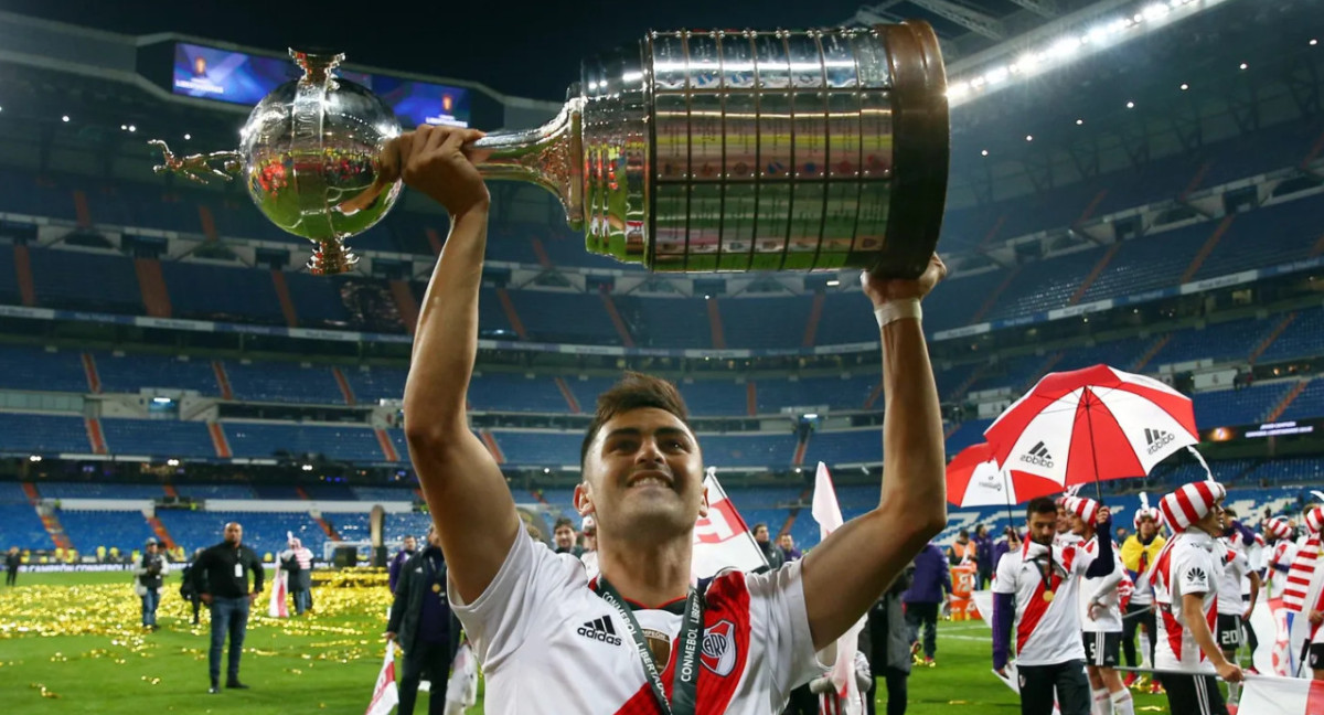 Gonzalo Martínez en el Bernabéu. Foto: EFE