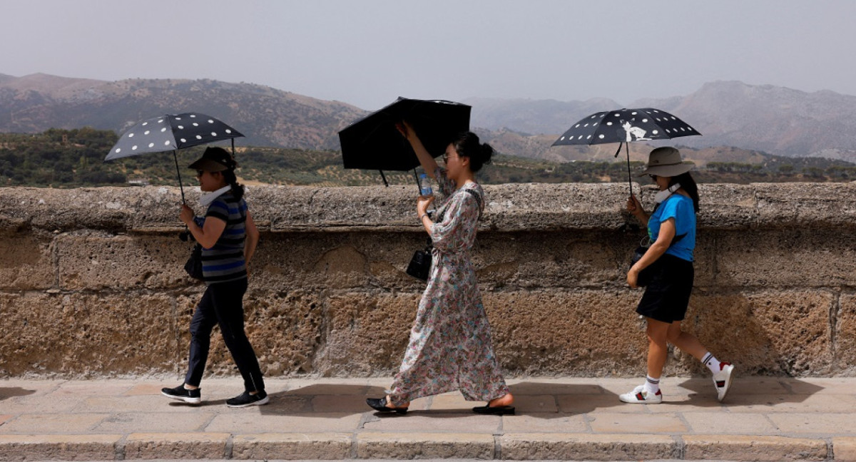 Ola de calor en España. Foto: Reuters.