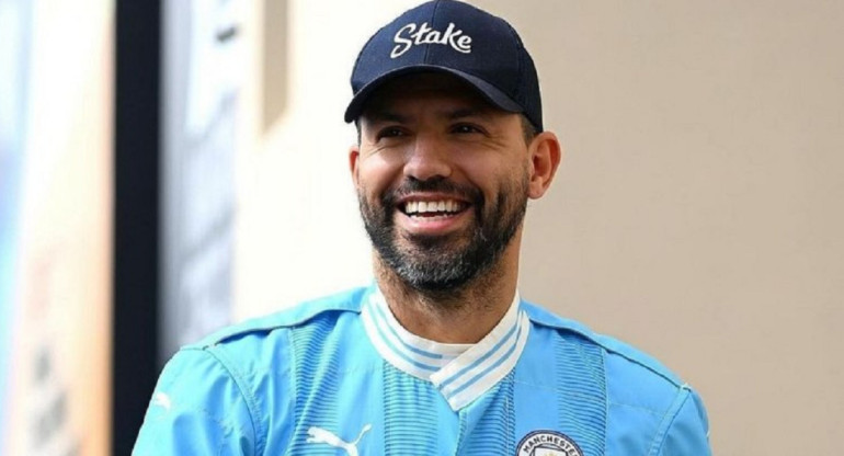 Agüero estuvo presente en las qualy de la F1 el último fin de semana. Foto: NA.