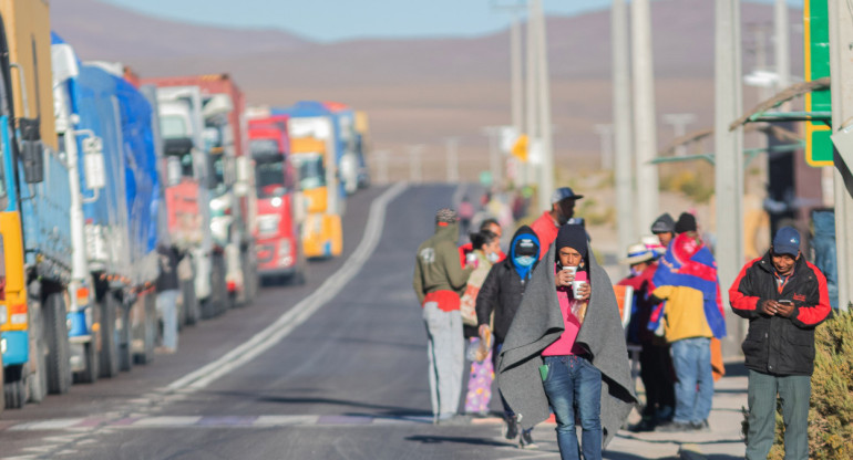 Crisis migratoria en Chile. Foto: EFE