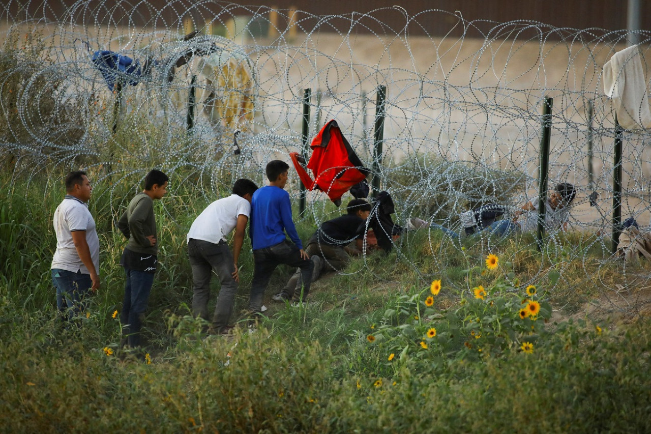 La frontera entre Estados Unidos y México. Foto: Reuters.