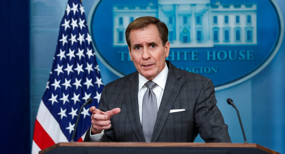 John Kirby, portavoz del Consejo de Seguridad Nacional de la Casa Blanca. Foto: Reuters.