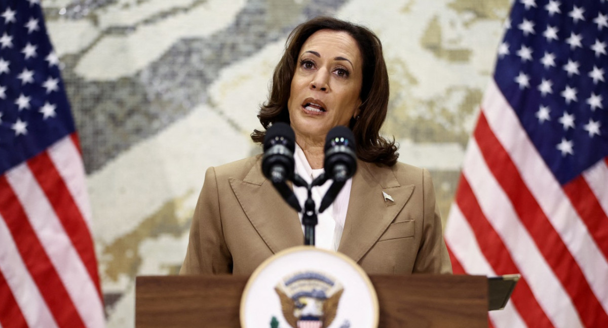 Kamala Harris, vicepresidente de Estados Unidos. Foto: Reuters.