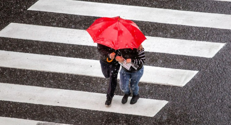 Lluvias. Foto: NA.