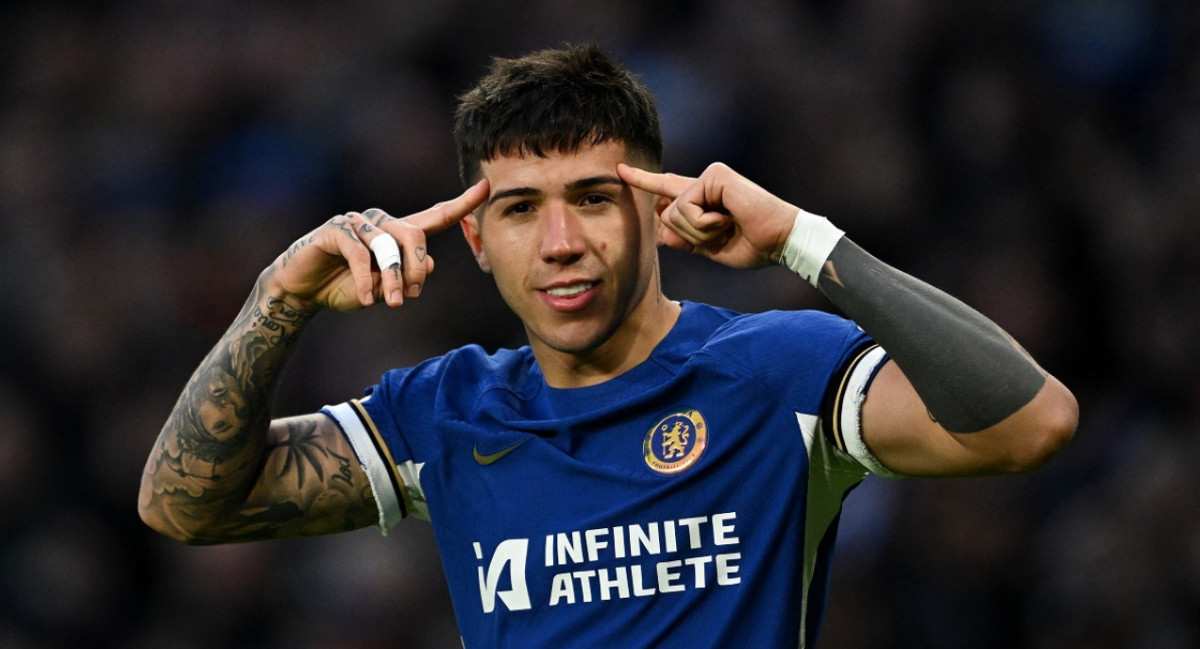 Enzo Fernández; Chelsea. Foto: Reuters.