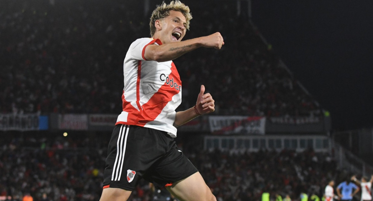 Facundo Colidio; River Plate vs. Belgrano; Copa de la Liga. Foto: Télam.