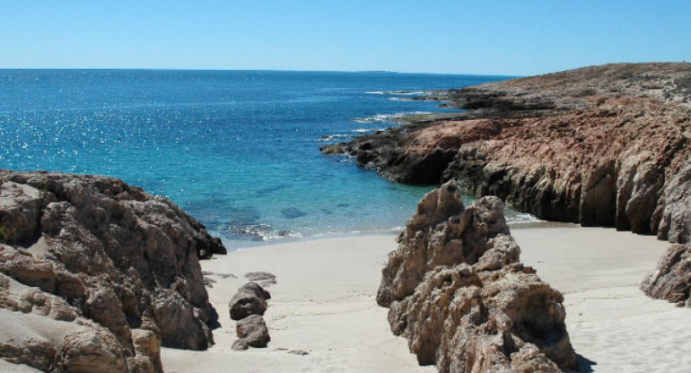 Bahía Bustamante, en Chubut. Foto: Bahía Bustamante Lodge.