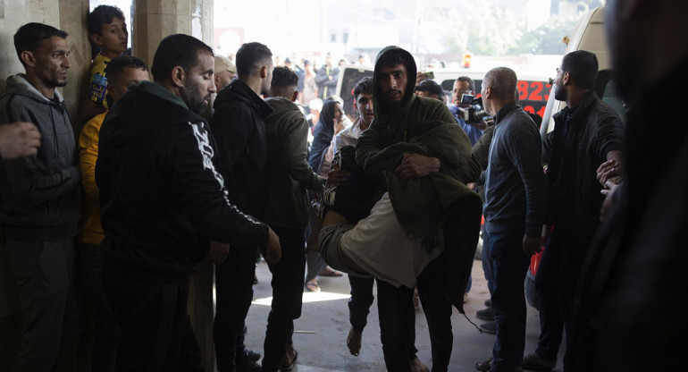 Hospital Khan Yunis en Gaza. Foto: Reuters.