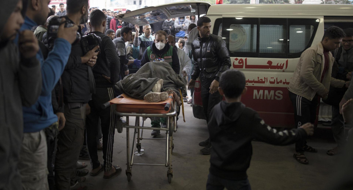 Hospital Khan Yunis en Gaza. Foto: Reuters.