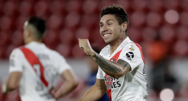 Gonzalo Montiel con la camiseta de River. Foto: Reuters