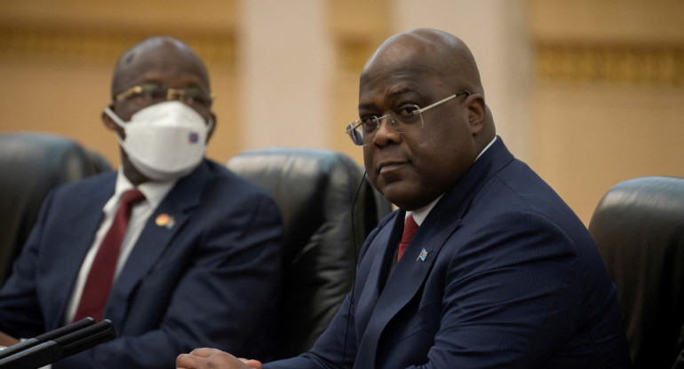 Félix Tshisekedi, presidente de RD del Congo. Foto: REUTERS.