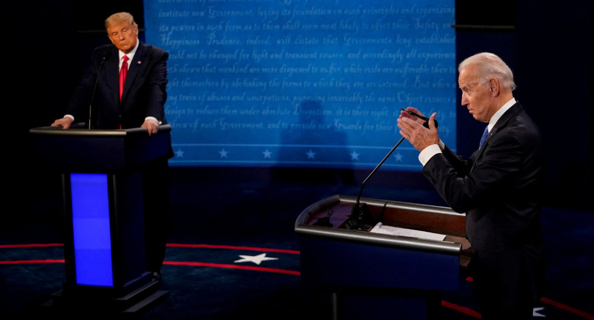 Donald Trump y Joe Biden. Foto: Reuters