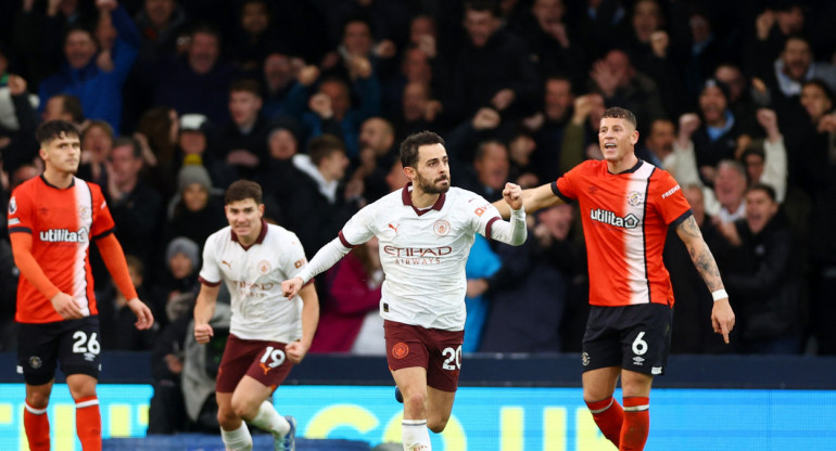 Manchester City vs Luton, Premier League. Foto: Reuters