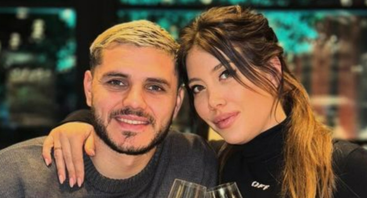 Wanda Nara y Mauro Icardi. Foto: Instagram.