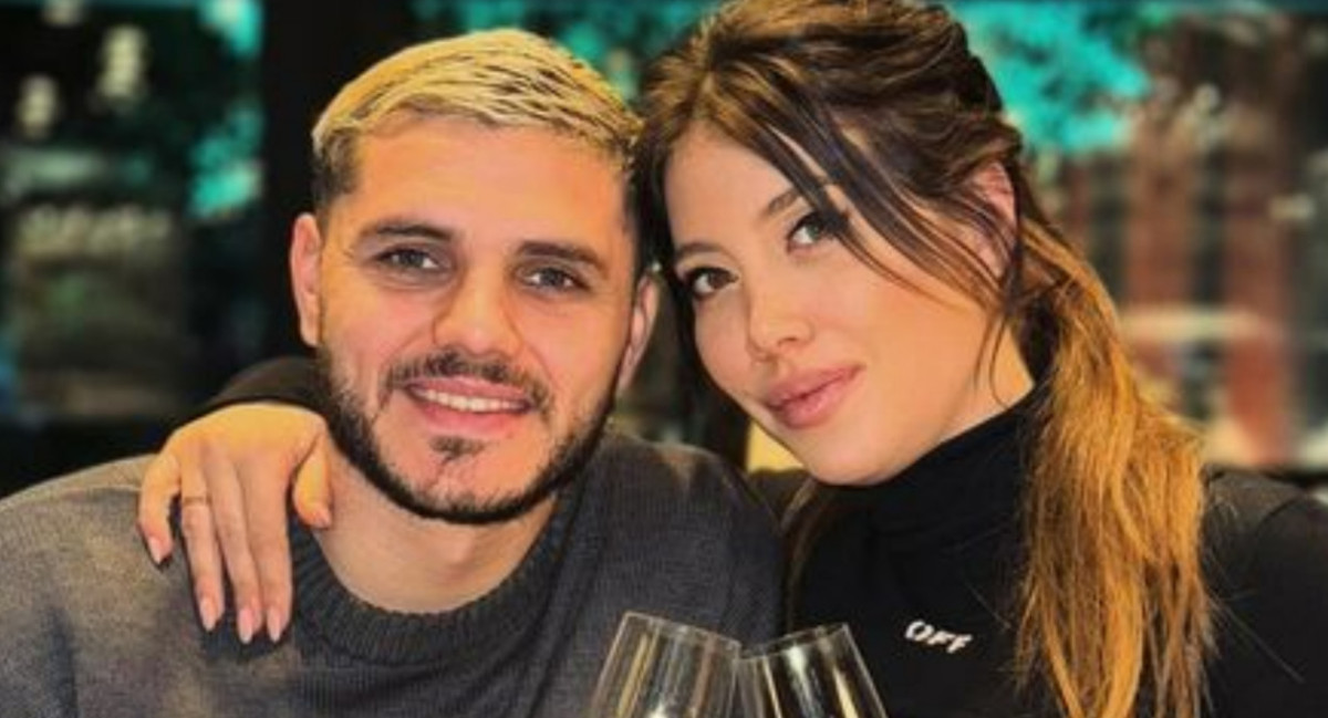 Wanda Nara y Mauro Icardi. Foto: Instagram.