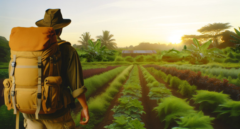 Descubrí el wwoofing: viaja y aprende sobre agricultura orgánica. Foto: Redacción canal26.com