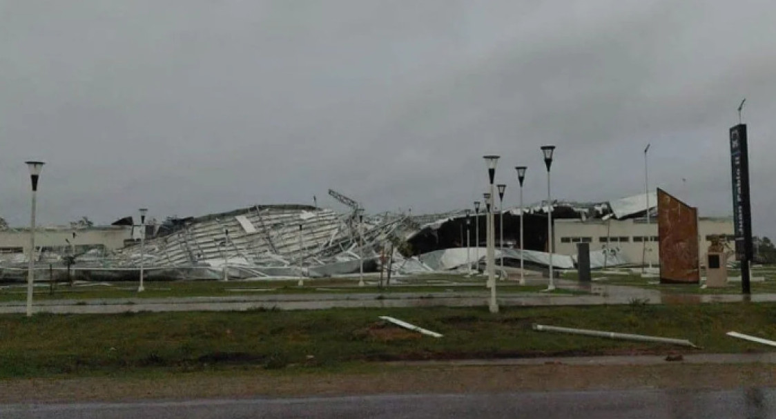 Destrozos en Entre Ríos. Foto: NA