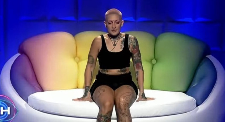 Furia de "Gran Hermano". Foto: Captura.