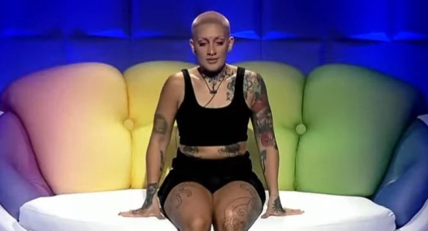 Furia de "Gran Hermano". Foto: Captura.