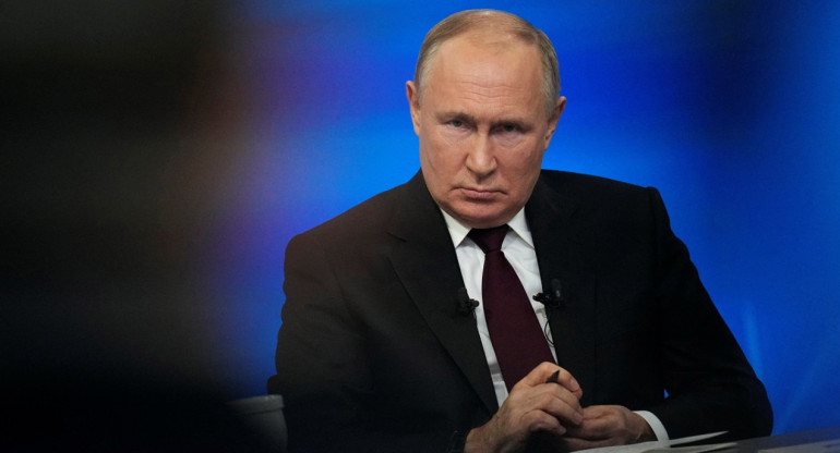 Vladímir Putin, presidente de Rusia. Foto: Reuters.