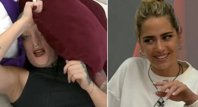 Furia y Sabrina de Gran Hermano. Fotos: captura Telefe.