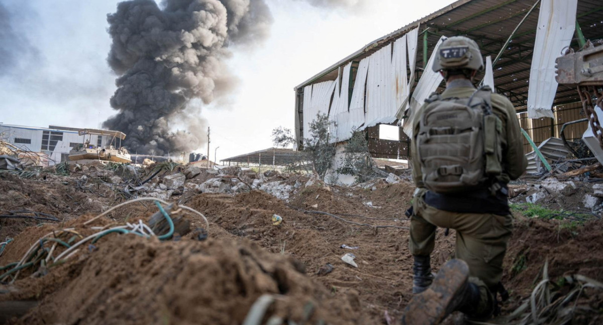 Ataque israelí en Gaza. Foto: Reuters.