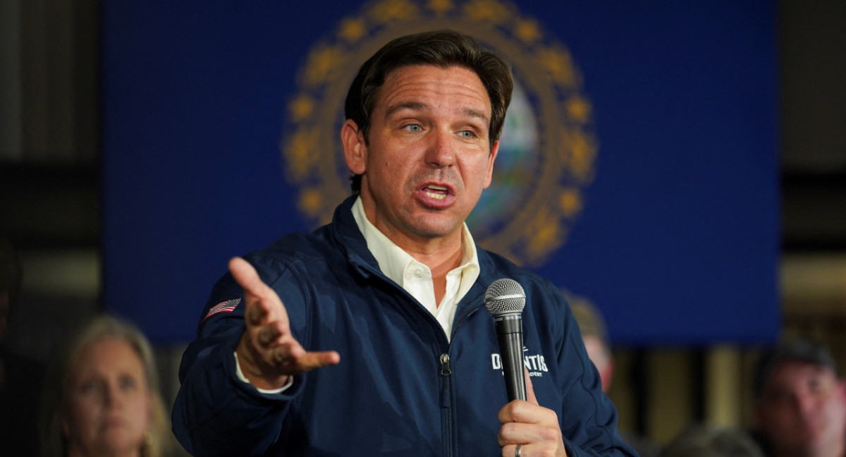 Ron De Santis, gobernador de Florida. Foto: REUTERS.