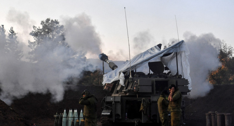 Combates frontera entre Israel y el Líbano. Foto: Reuters