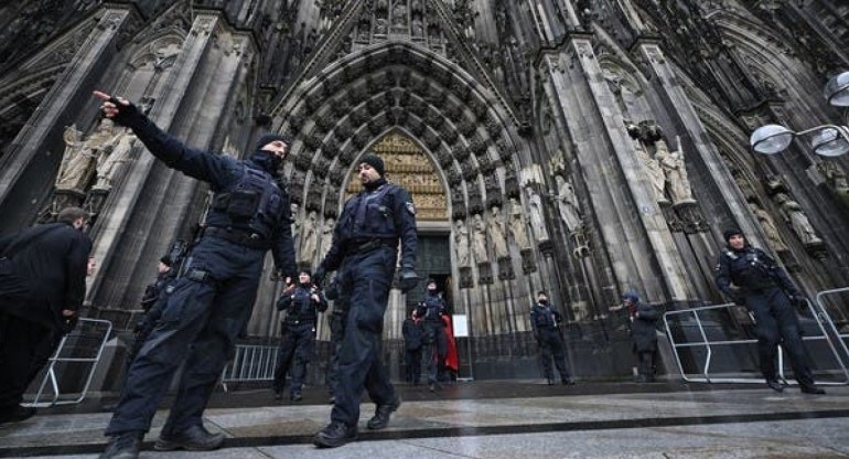 Medidas de seguridad por Navidad en Austria. Foto: X.