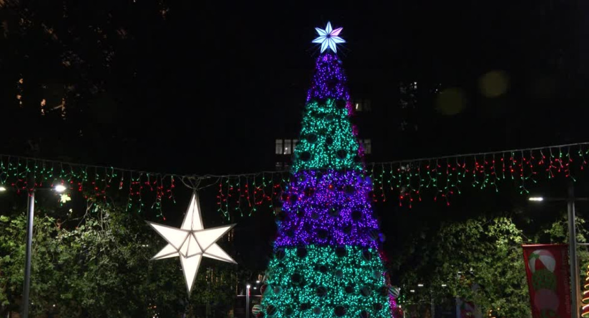 Navidad en Sidney. Foto: Reuters.