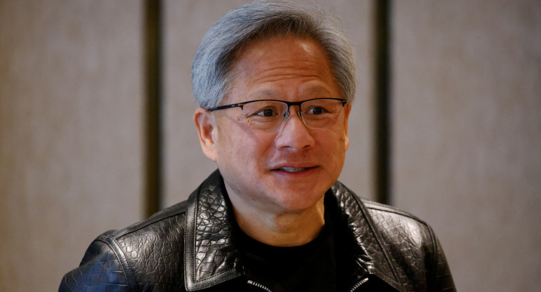 Jensen Huang, CEO de Nvidia. Foto: Reuters