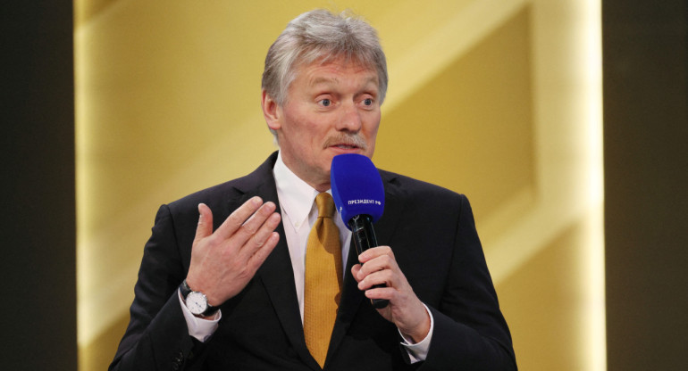 Dmitri Peskov, portavoz de Rusia. Foto: Reuters.