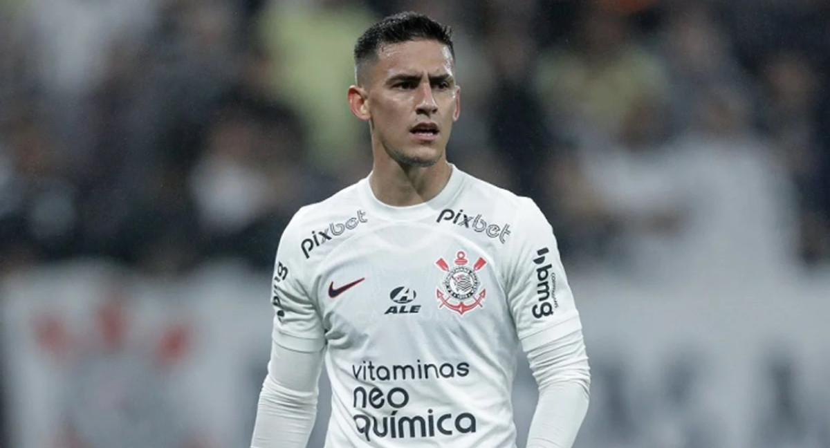 Matías Rojas en el Corinthians. Foto: NA.