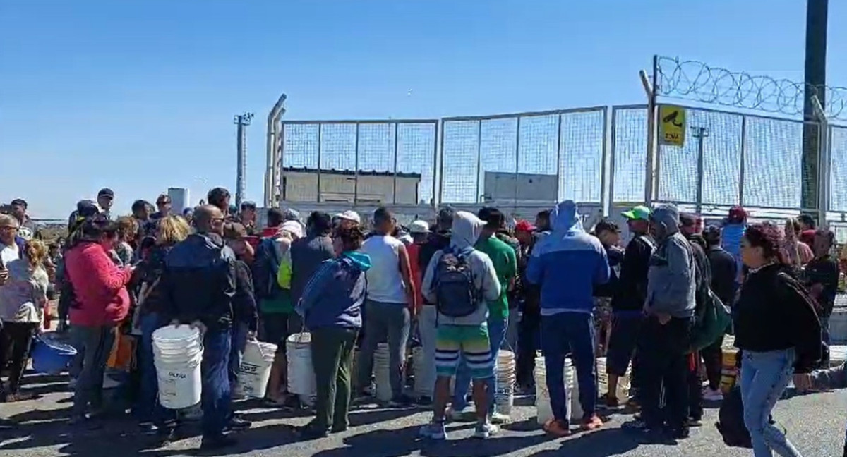 Conflicto gremial en Chubut. Foto: canal12web