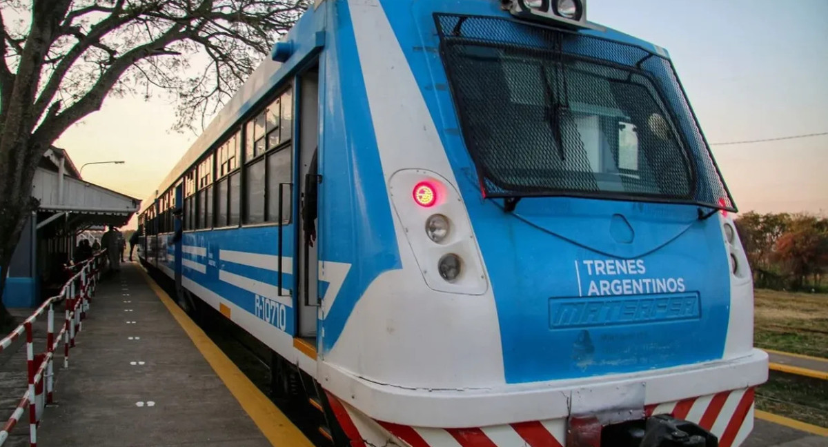 Tren, transporte público. Foto: NA