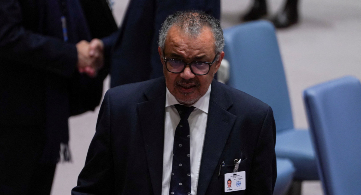 Tedros Adhanom Ghebreyesus, director de la OMS. Foto: Reuters.