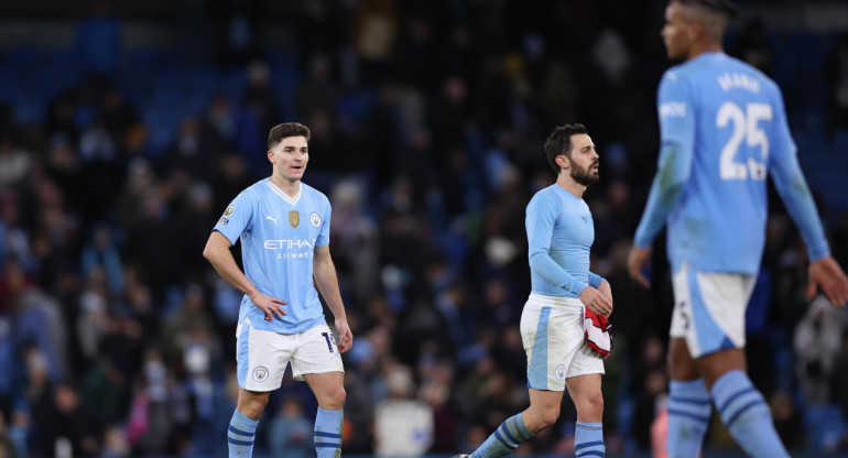 Julián Álvarez, Manchester City. Foto: EFE